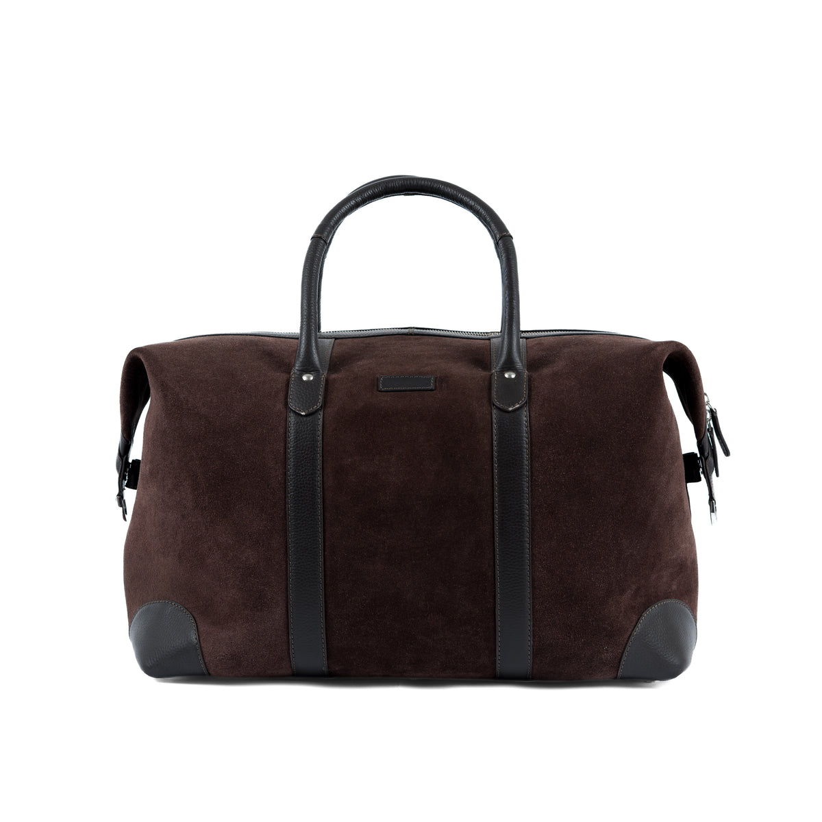 Samar Suede With Leather Weekender - Espresso